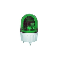 ĐÈN TÍN HIỆU CẢNH BÁO MÀU XANH LÁ CÓ CÒI HANYOUNG T084-FFD24G-M (NẮP VUÔNG, XOAY, 24V DC)